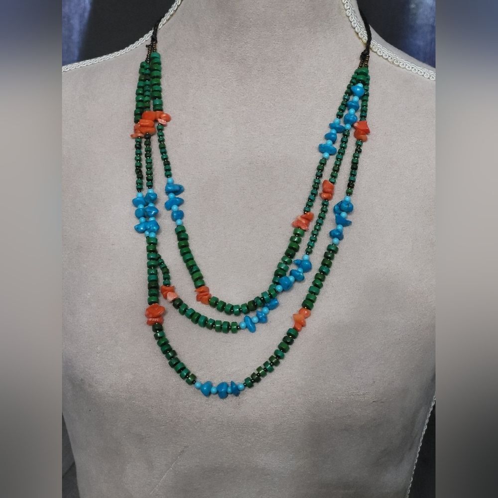 South-western style Multistranded necklace